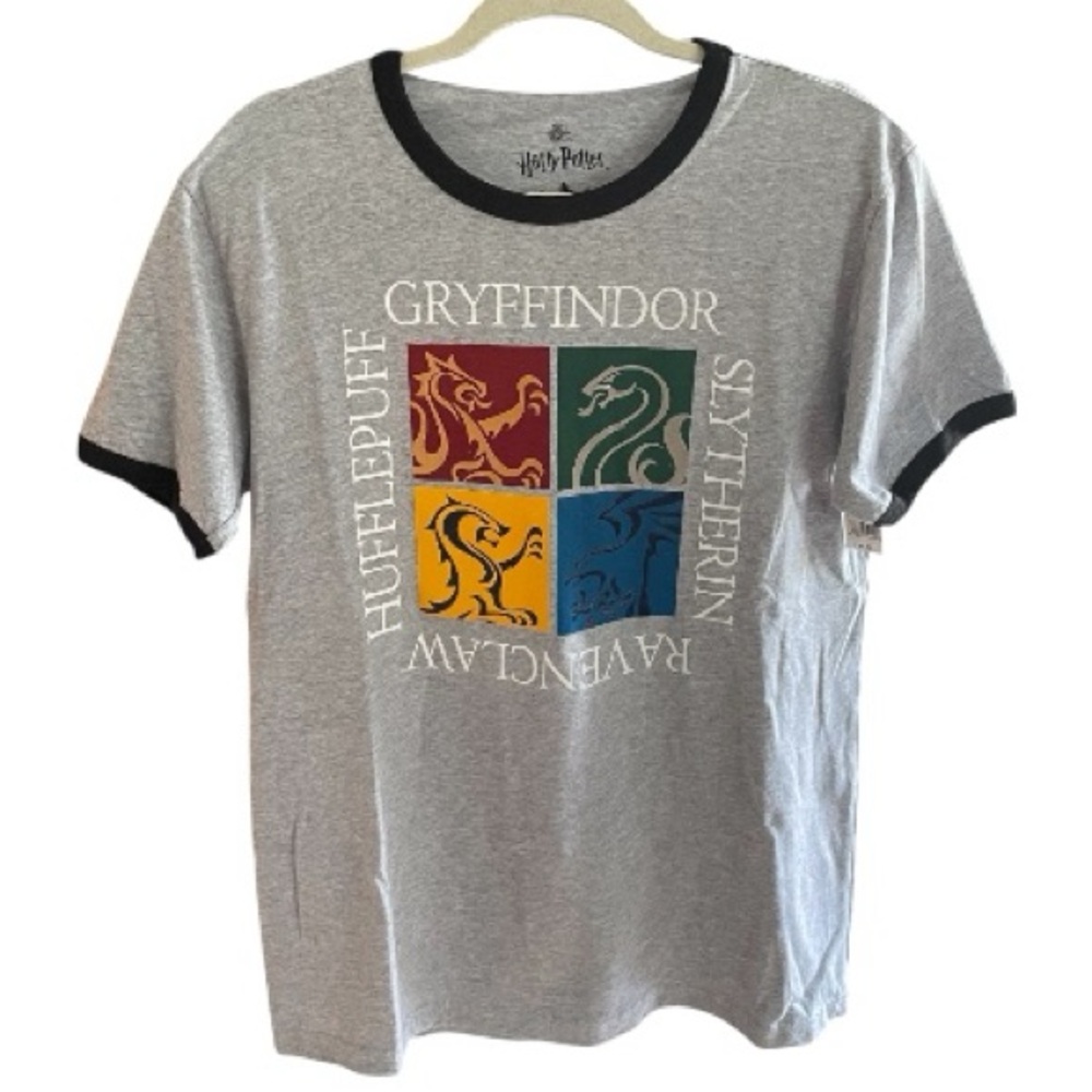 NWT Wizarding World Harry Potter Hogwarts House Crest Tee | Studio Tour London